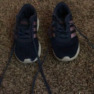 Girls Purple Adidas Sneakers • size 13